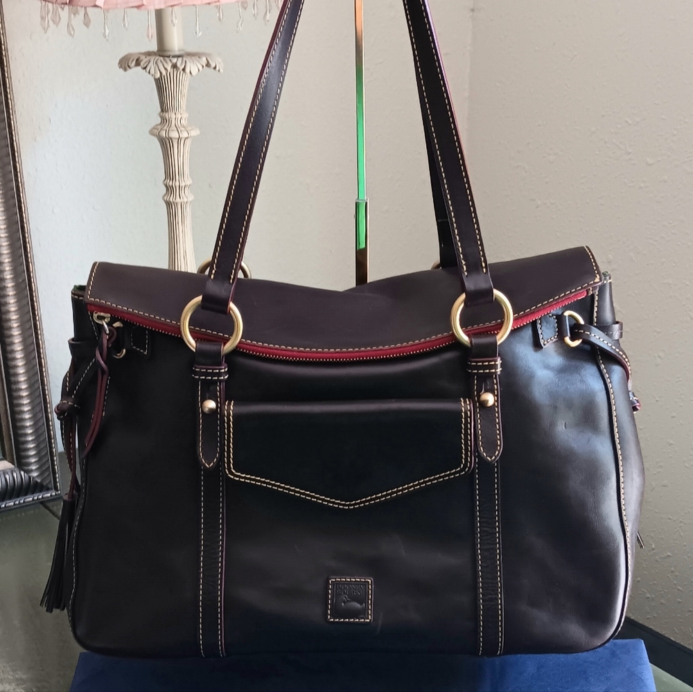 Dooney & Bourke "The Classic Smith bag" in Florentine leather - Picture 7 of 7